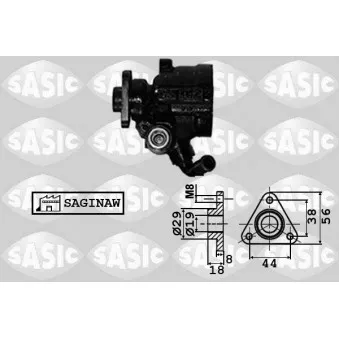 Pompe hydraulique, direction SASIC 7076003