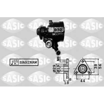 Pompe hydraulique, direction SASIC 7076005