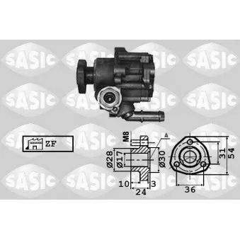 Pompe hydraulique, direction SASIC 7076009
