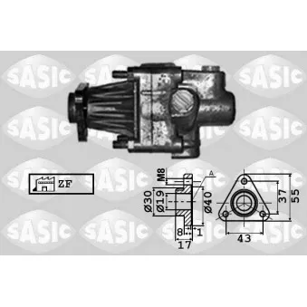 Pompe hydraulique, direction SASIC 7076011