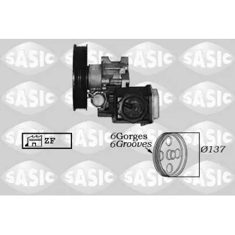 Pompe hydraulique, direction SASIC 7076017