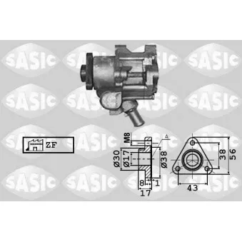 Pompe hydraulique, direction SASIC 7076022