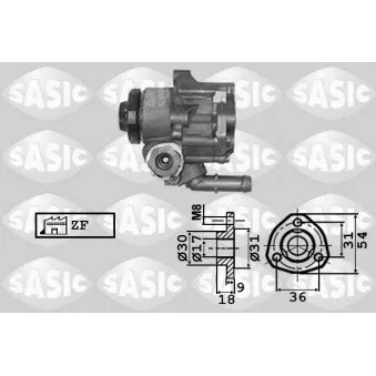 Pompe hydraulique, direction SASIC 7076024