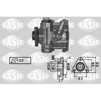 Pompe hydraulique, direction SASIC 7076025