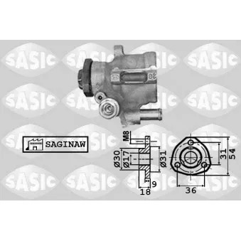 Pompe hydraulique, direction SASIC 7076028