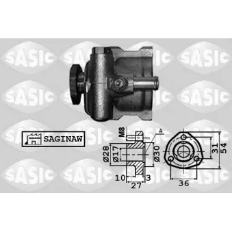 Pompe hydraulique, direction SASIC 7076029