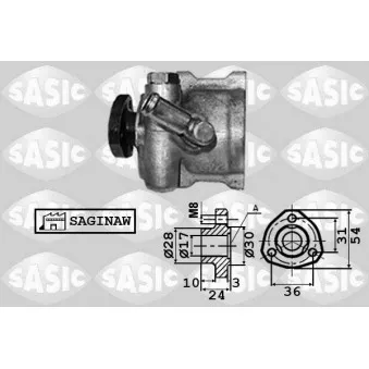 Pompe hydraulique, direction SASIC 7076030