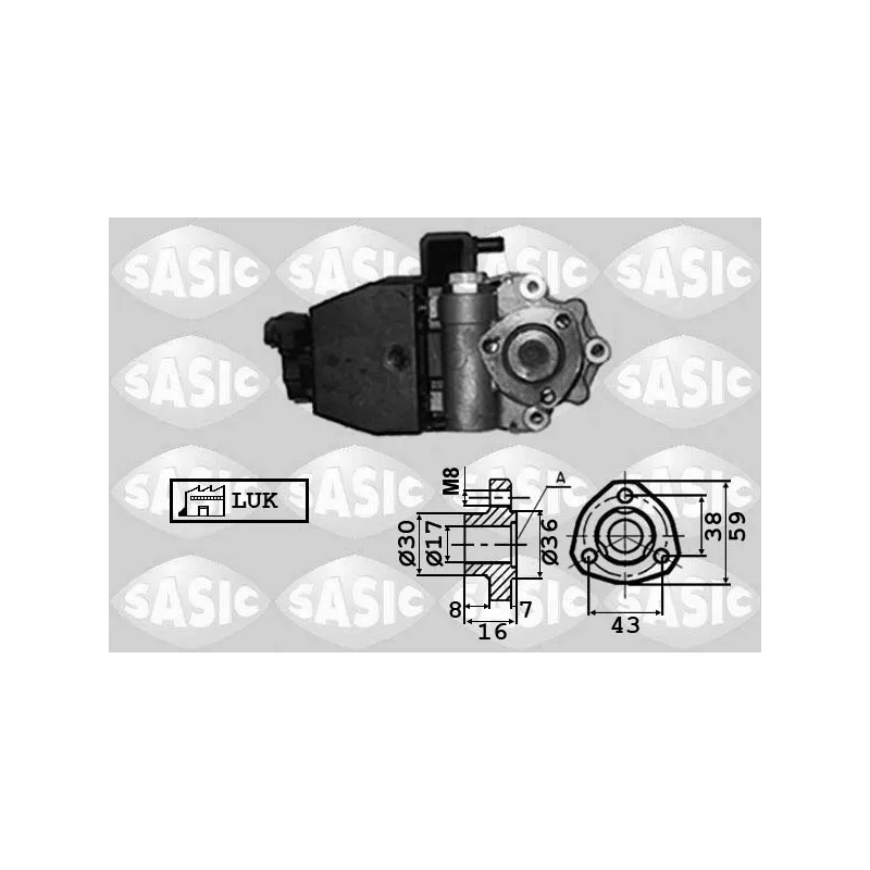 Pompe hydraulique, direction SASIC 7076032