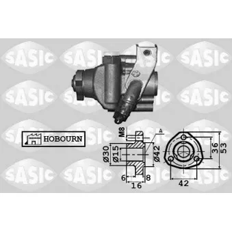 Pompe hydraulique, direction SASIC 7076037