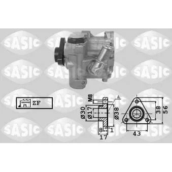 Pompe hydraulique, direction SASIC 7076048