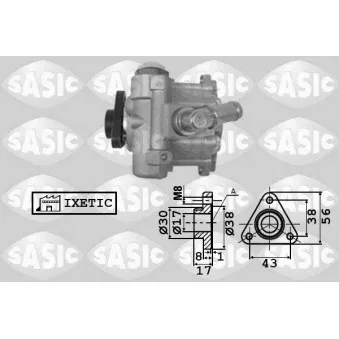 Pompe hydraulique, direction SASIC 7076051