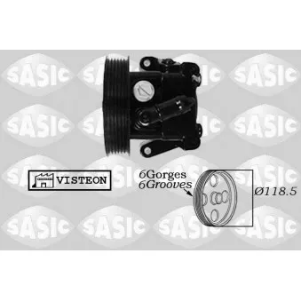 Pompe hydraulique, direction SASIC 7076055