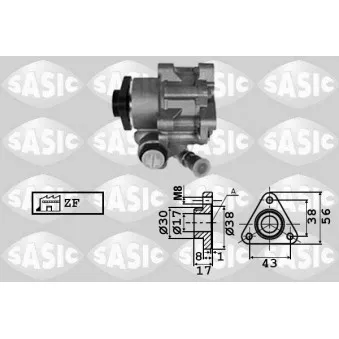 Pompe hydraulique, direction SASIC 7076058