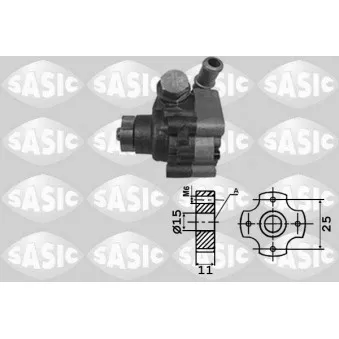 Pompe hydraulique, direction SASIC 7076063