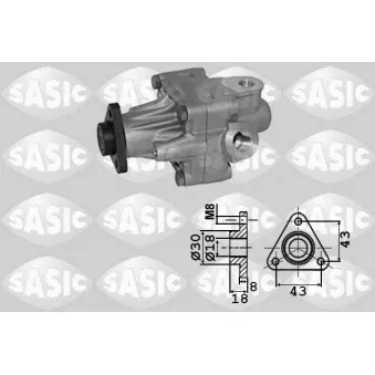 Pompe hydraulique, direction SASIC 7076064
