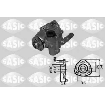 Pompe hydraulique, direction SASIC 7076071
