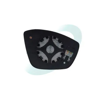 Verre de rétroviseur, rétroviseur extérieur SPJ L-1178