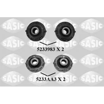 Kit de réparation, triangle de suspension SASIC 7960004