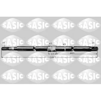 Arbre de transmission SASIC