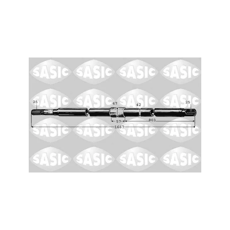 Arbre de transmission SASIC 8012512