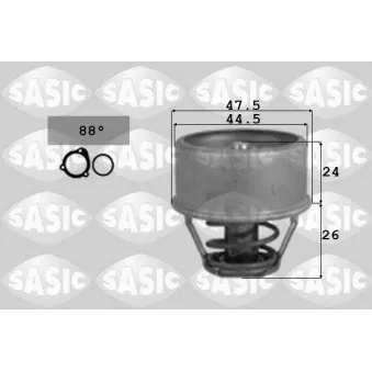 Thermostat d'eau SASIC 9000038