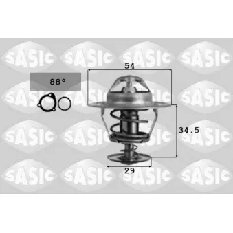 Thermostat d'eau SASIC 9000074