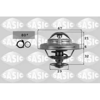 Thermostat d'eau SASIC 9000087