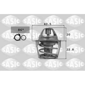 Thermostat d'eau SASIC 9000106