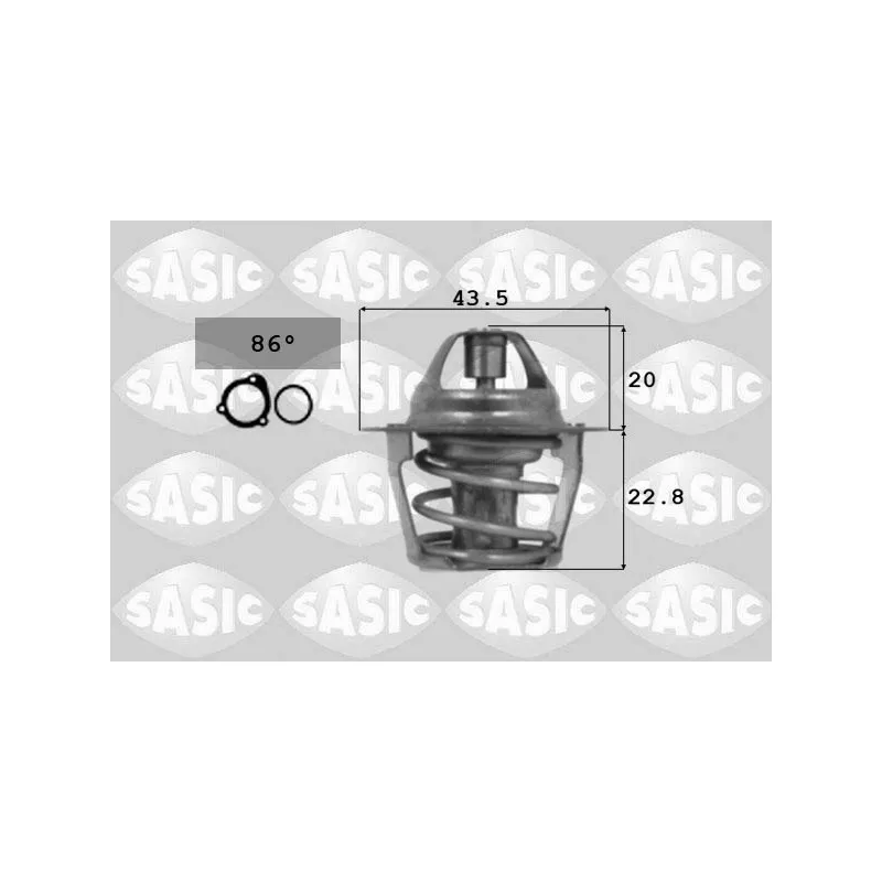 Thermostat d'eau SASIC 9000106