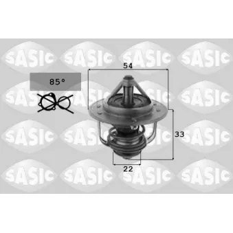 Thermostat d'eau SASIC 9000122