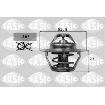 Thermostat d'eau SASIC 9000168
