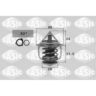 Thermostat d'eau SASIC 9000317