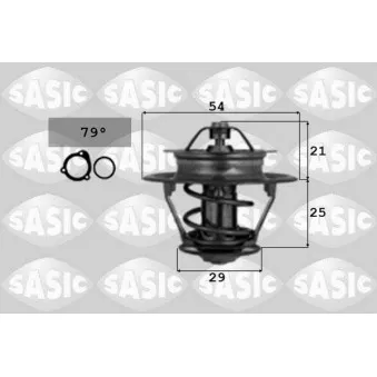 Thermostat d'eau SASIC 9000361