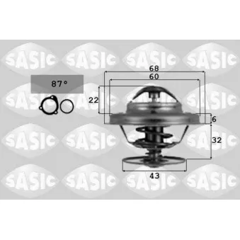 Thermostat d'eau SASIC 9000367