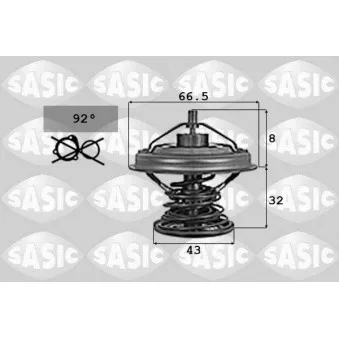Thermostat d'eau SASIC 9000701