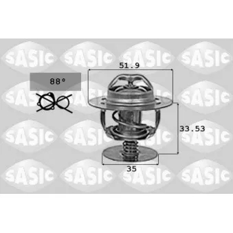Thermostat d'eau SASIC 9000719