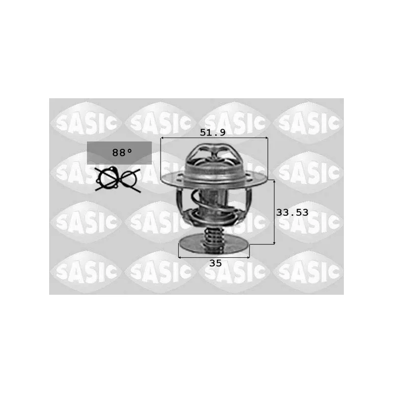 Thermostat d'eau SASIC 9000719