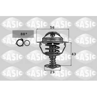 Thermostat d'eau SASIC 9000724