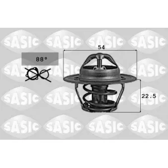Thermostat d'eau SASIC 9000742
