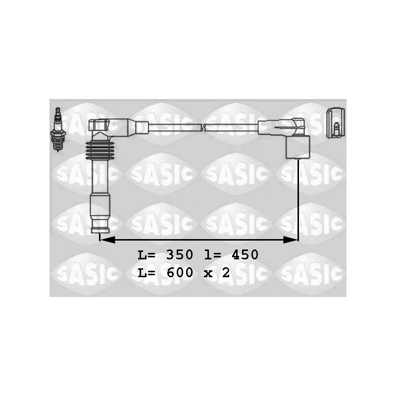 Kit de câbles d'allumage SASIC 9286027