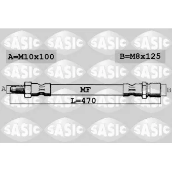 Flexible de frein SASIC SBH0137