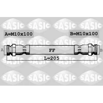 Flexible de frein SASIC SBH0161