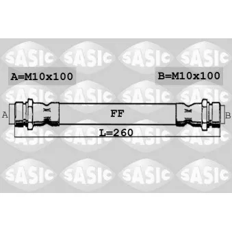 Flexible de frein SASIC SBH0165