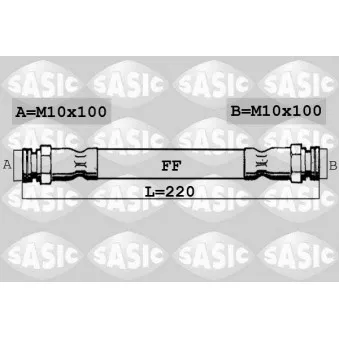 Flexible de frein SASIC SBH0166
