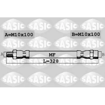 Flexible de frein SASIC SBH6283