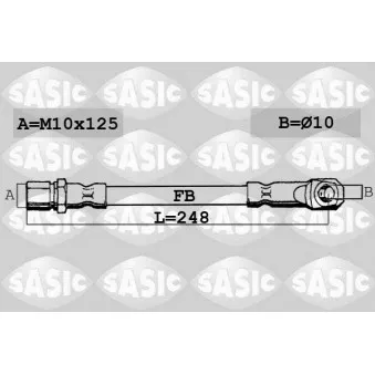 Flexible de frein SASIC SBH6286