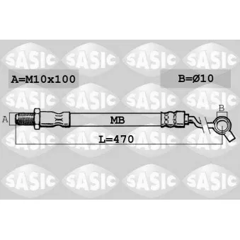 Flexible de frein SASIC SBH6317