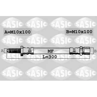 Flexible de frein arrière gauche SASIC SBH6319