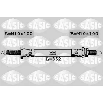 Flexible de frein SASIC SBH6337