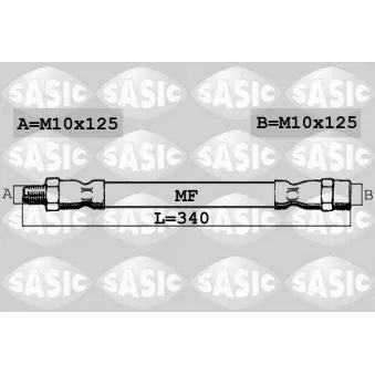 Flexible de frein SASIC SBH6352